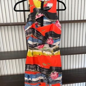 Milly Multicolor Cutout Dress